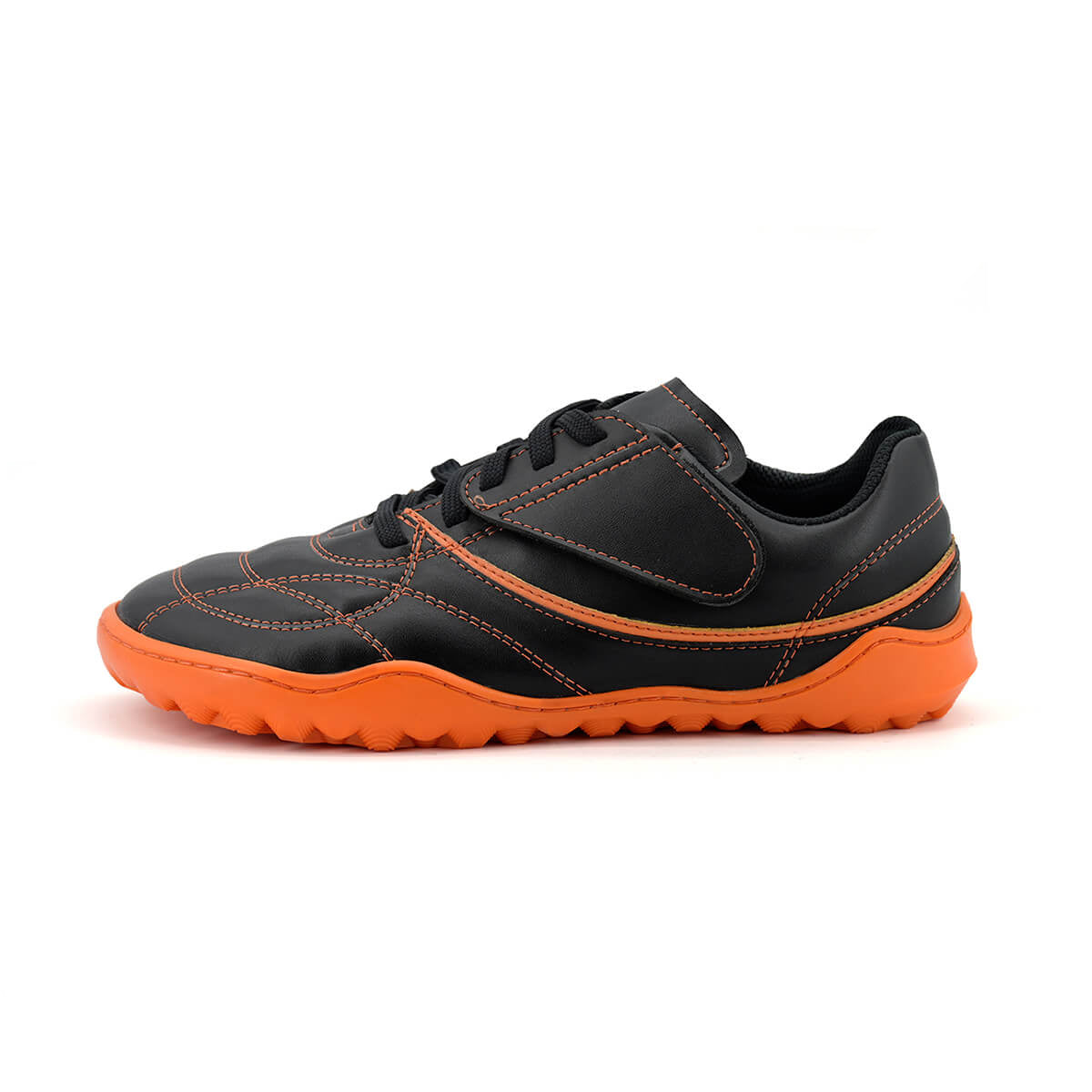 bota futbol sala barefoot naranja negro amunt ss25