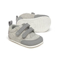 botin comodo tejido vegano coolmax velcro cordones color tejano gris bebes aldaia feroz ss25 02