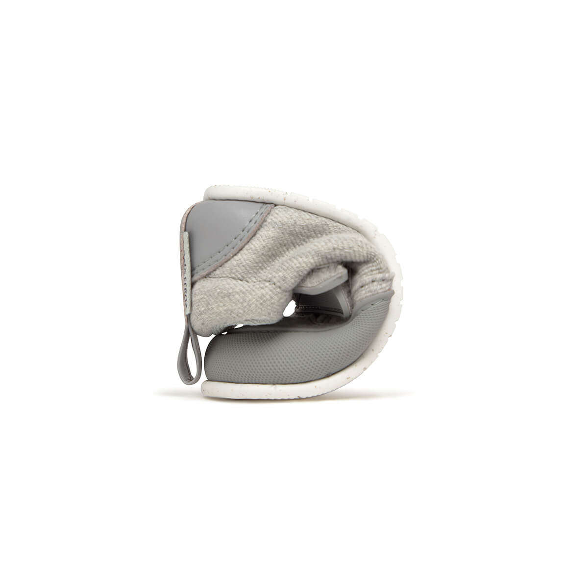 botin comodo tejido vegano coolmax velcro cordones color tejano gris bebes aldaia feroz ss25 04