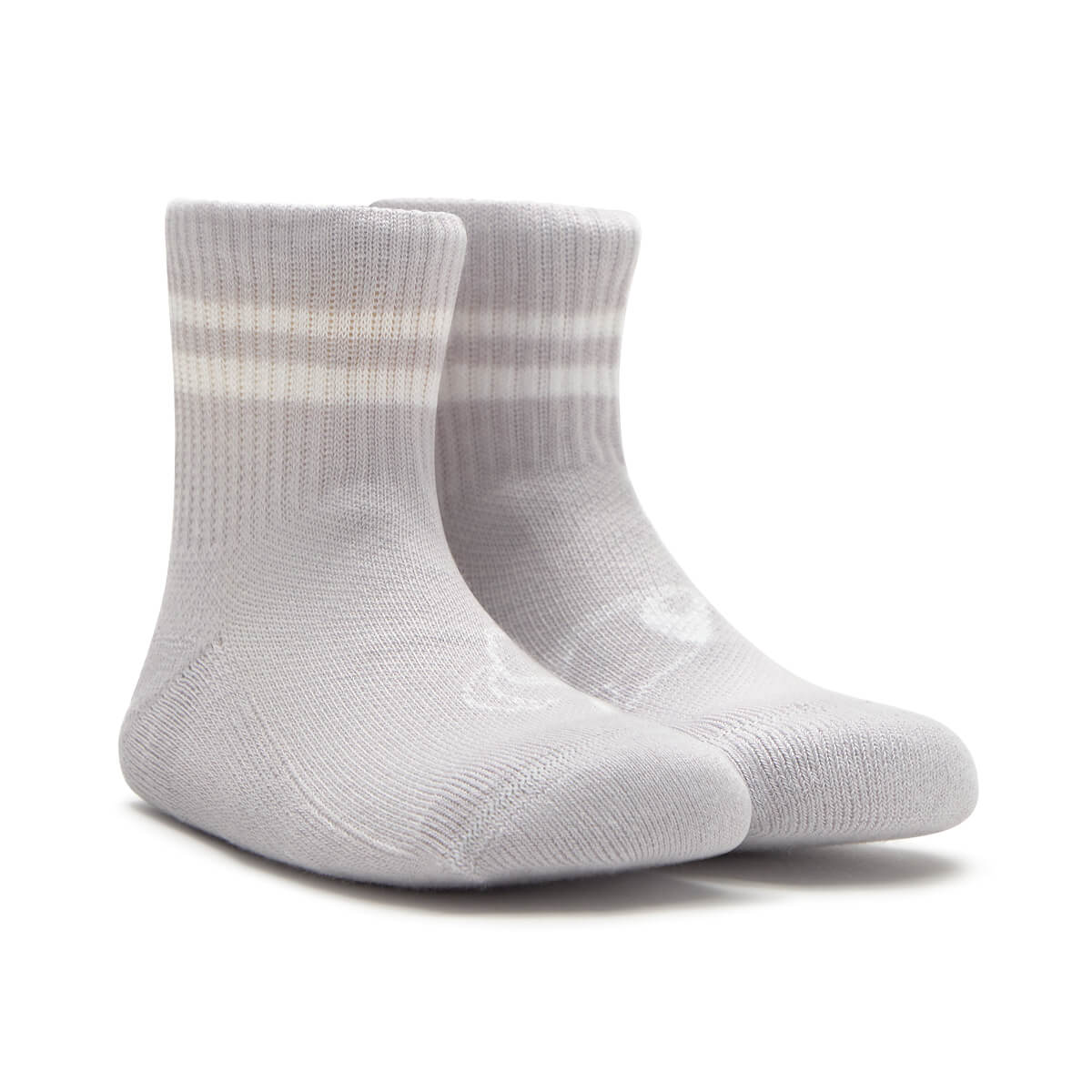 calcetines deportivos forma pie derecho izquierdo color gris blanco adulto ninos infantil ss25 03