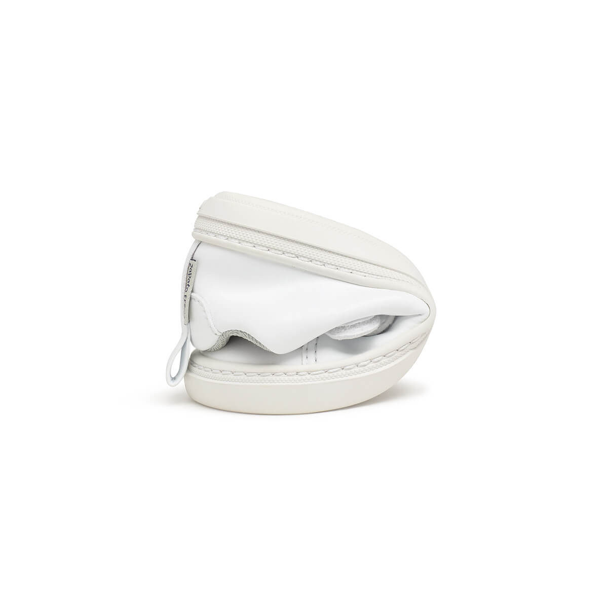 calzado infantil barefoot minimalista microfibra color blanco valencia rocker aw24 04