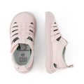 calzado infantil verano barefoot minimalista vegano color rosa palo claro tabarca rocker ss24palo