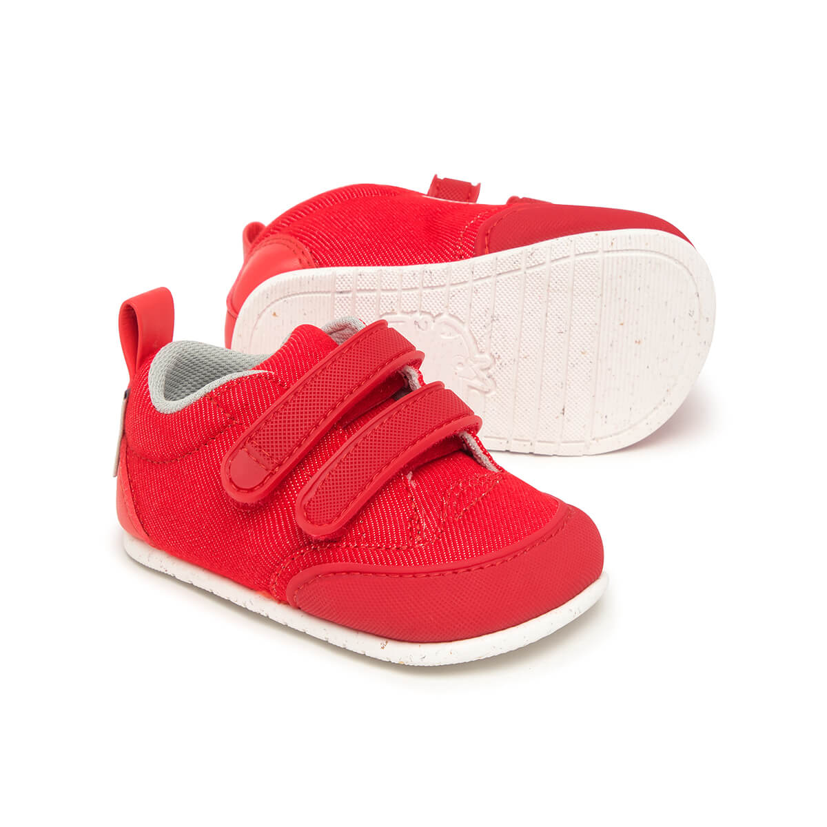 calzado minimalista casual respetuoso pies libres bebes color tejano rojo aldaia feroz ss25 02