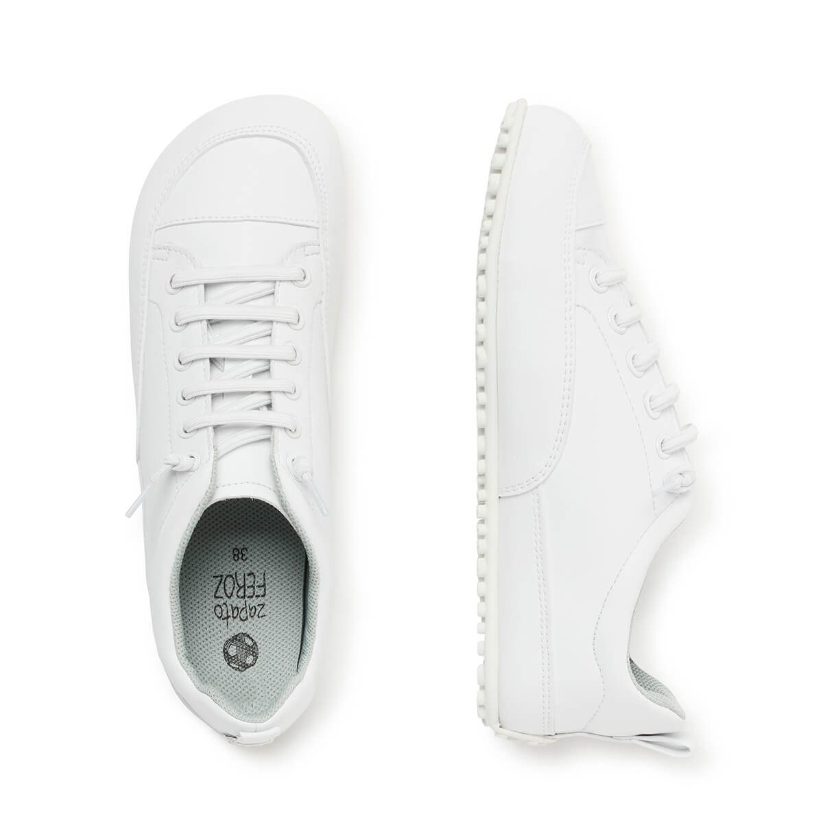 calzado vegano minimalista mujer otono invierno color blanco jerica adulto aw24 03