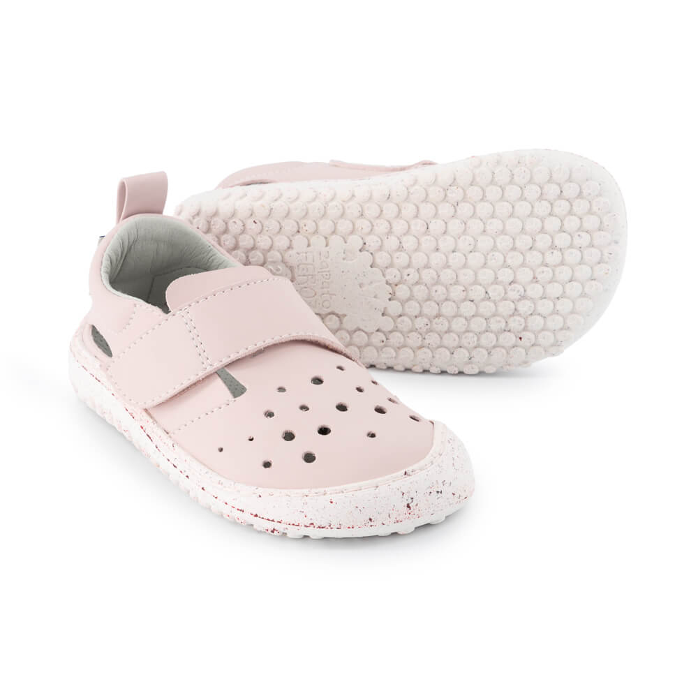 calzado vegano primavera verano ninos color rosa palo claro benisa rocker ss24