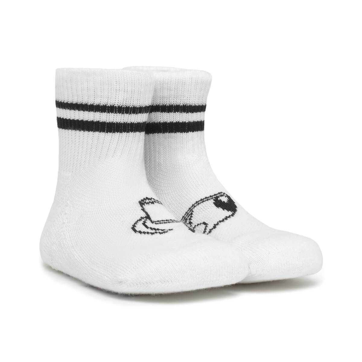 pack 3 infantil tenis blanco negro 01