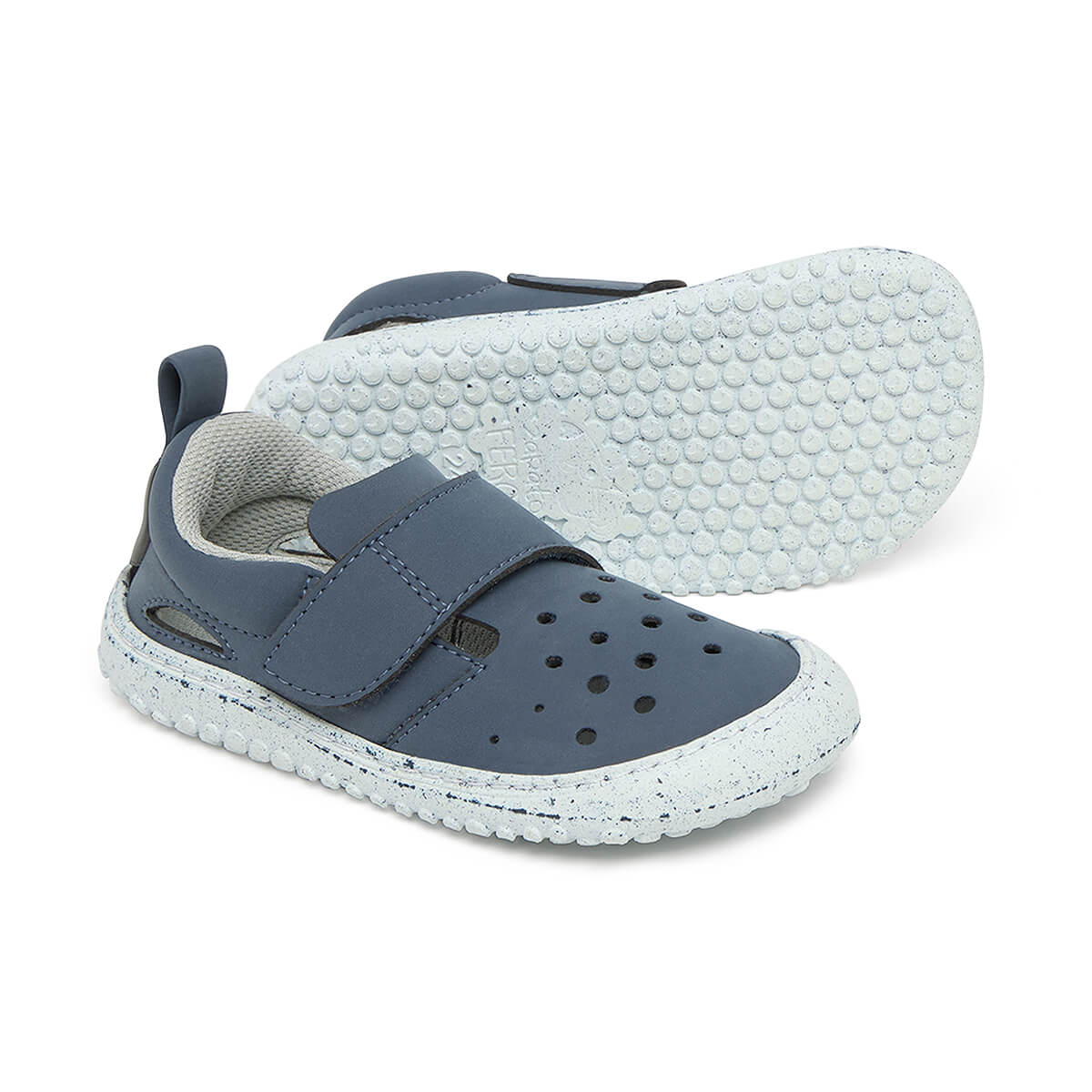 sandalia cerrada barefoot infantil azul benisa rocker ss25 02