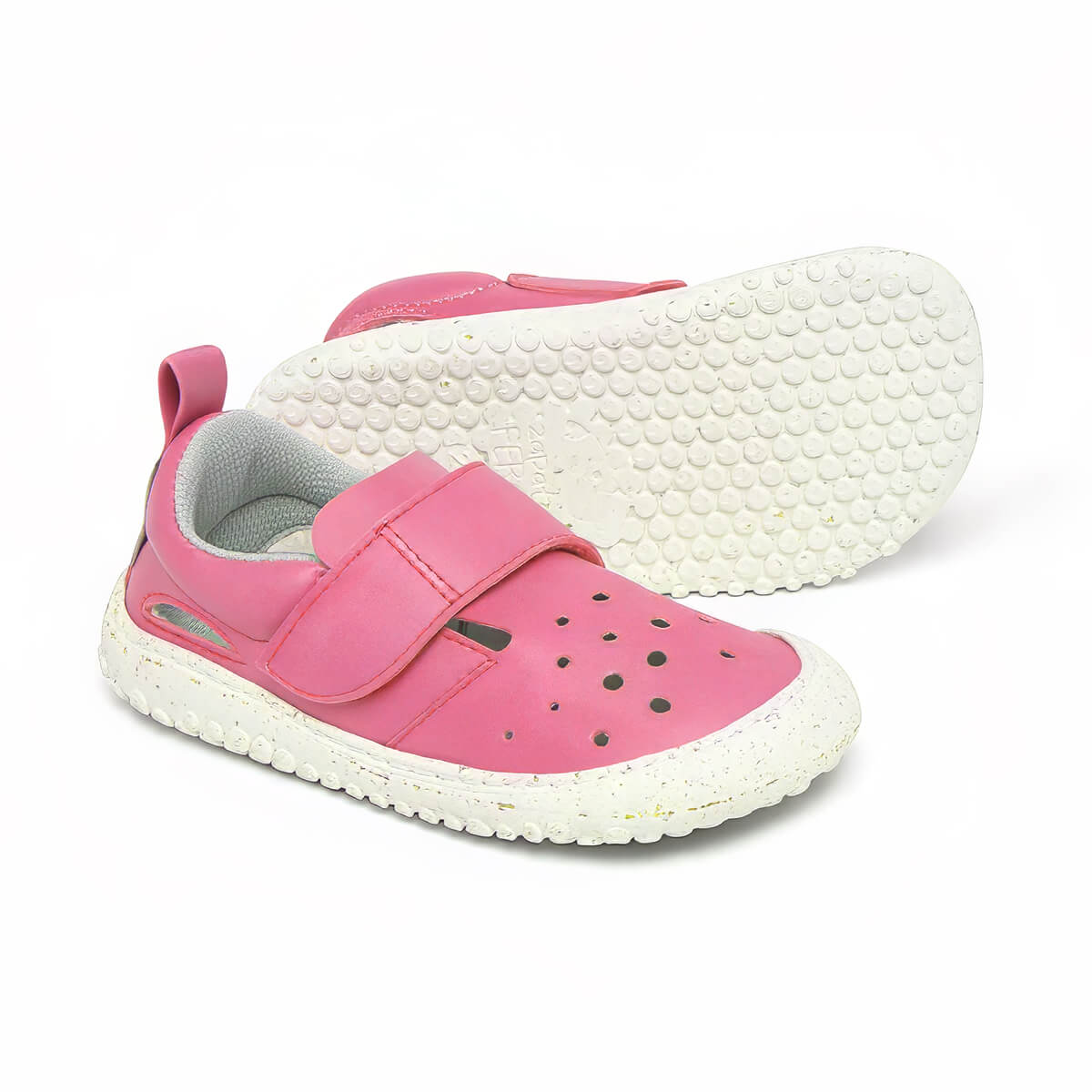 sandalia cerrada barefoot infantil rosa fresa benisa rocker ss25 02