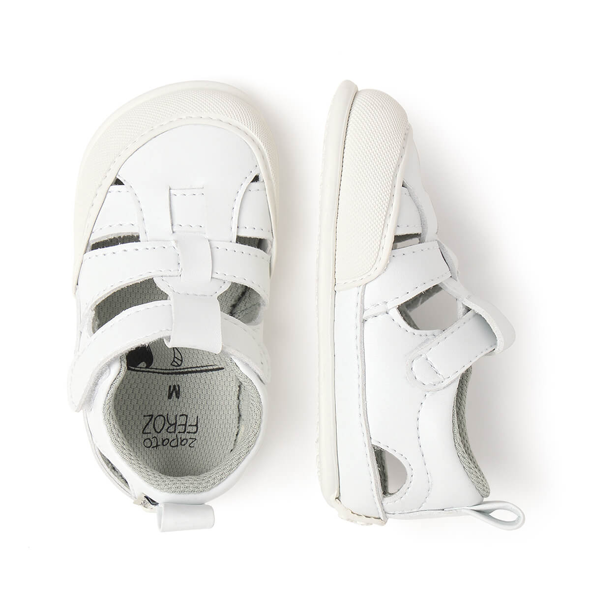 sandalia deportiva resistente agua barefoot bebes blanco irta feroz ss25 03