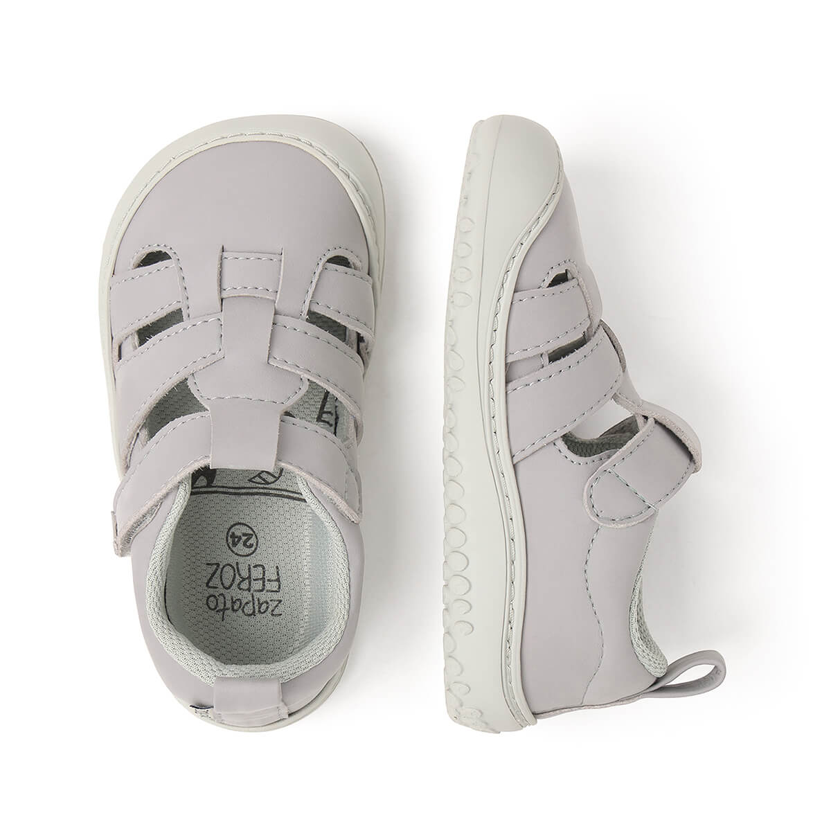 sandalia deportiva resistente agua respetousa infantil gris irta rocker ss25 03
