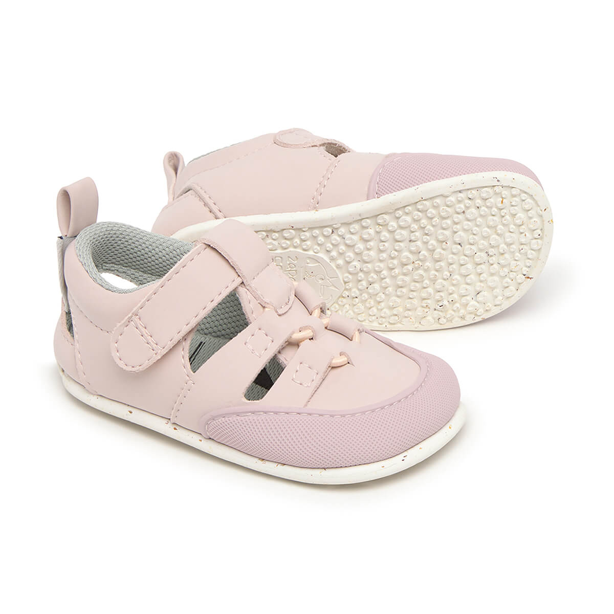 sandalia elastico respetuosa bebes rosa palo canet feroz ss25 02