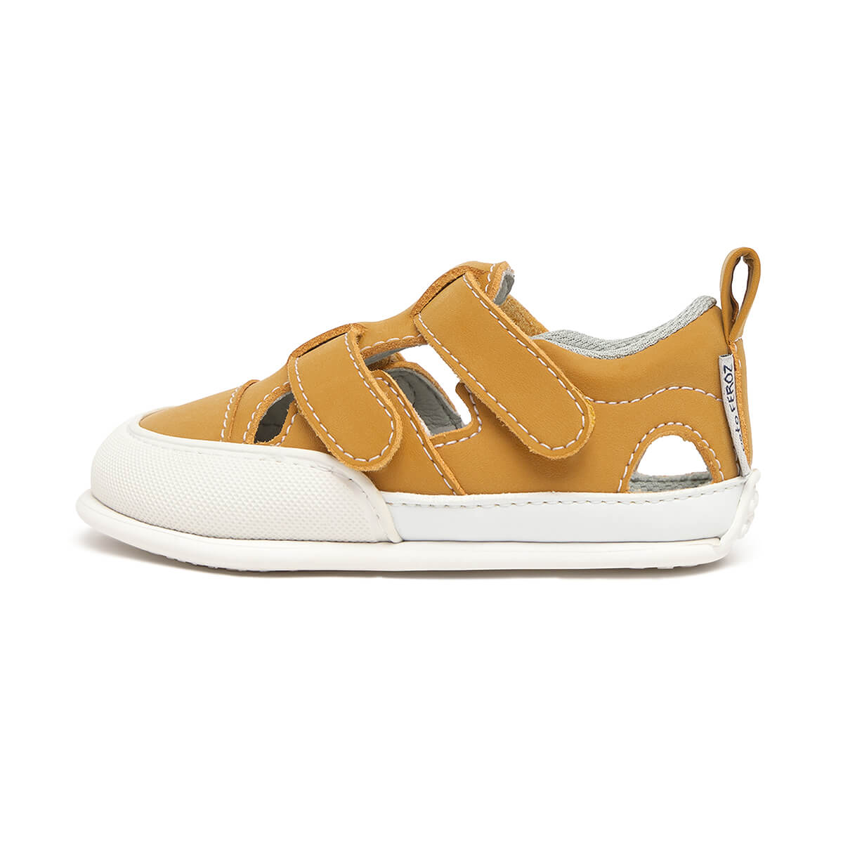 sandalia mayor apertura barefoot bebes mostaza javea feroz ss25 01