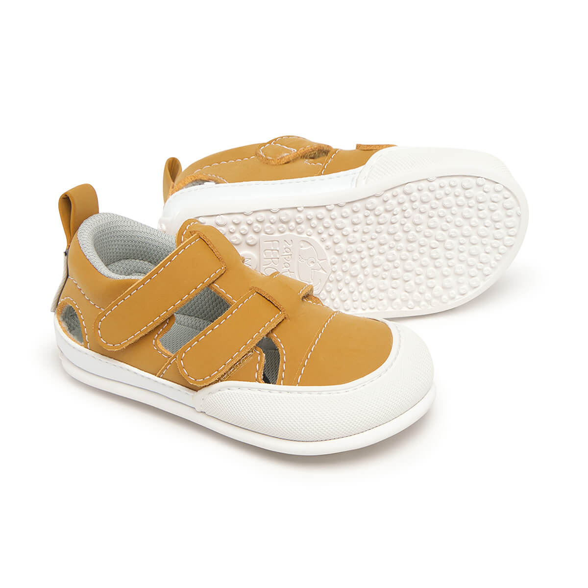 sandalia mayor apertura barefoot bebes mostaza javea feroz ss25 02