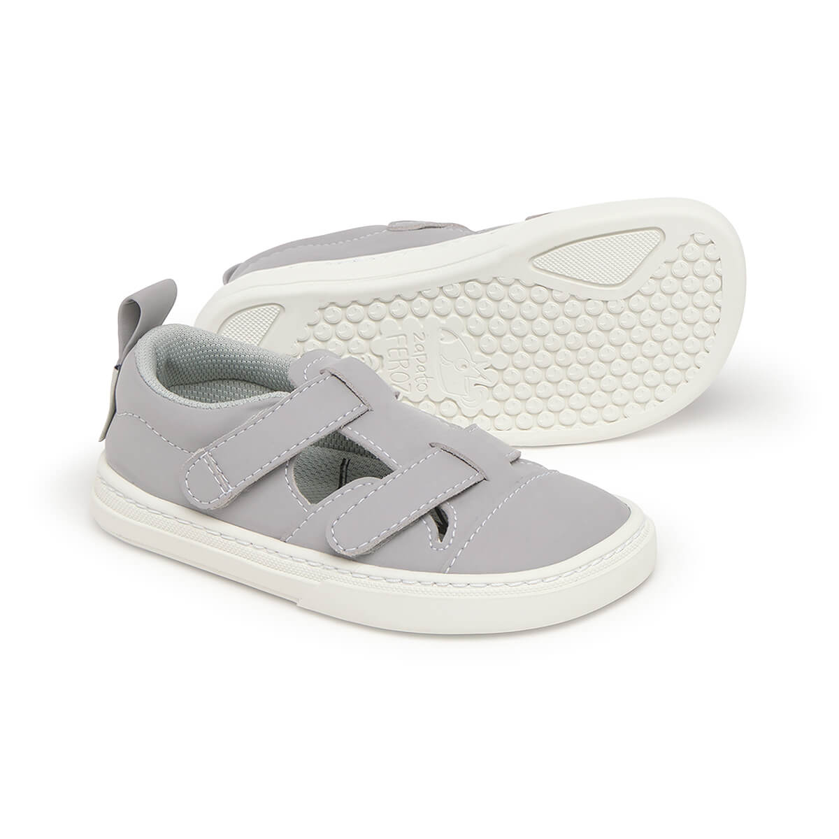 sandalia mayor apertura barefoot infantil gris javea rocker ss25 02