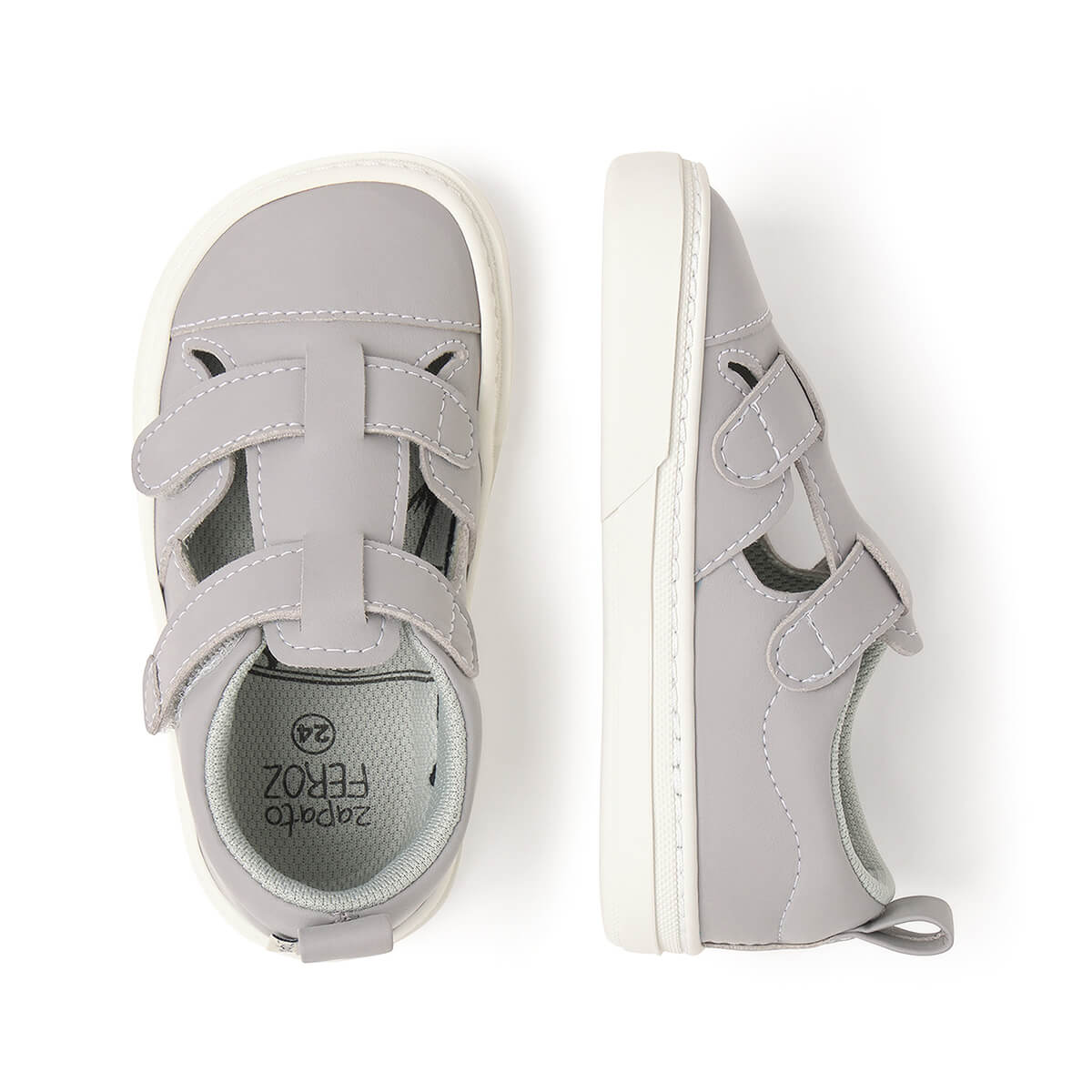 sandalia mayor apertura barefoot infantil gris javea rocker ss25 03