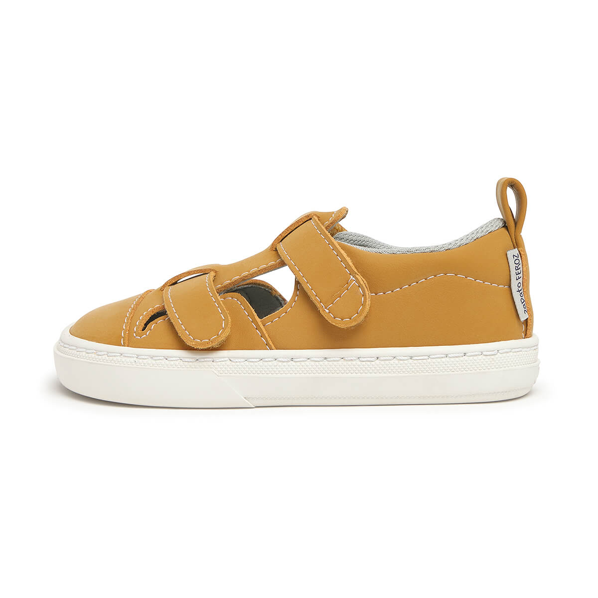 sandalia mayor apertura barefoot infantil mostaza javea rocker ss25 01