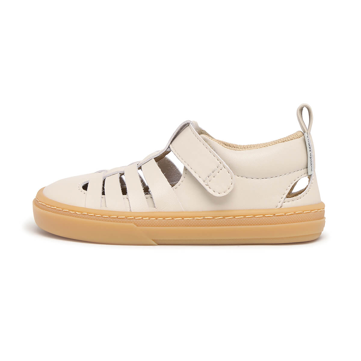 sandalia trenzada barefoot infantil beige tabarca rocker ss25 01