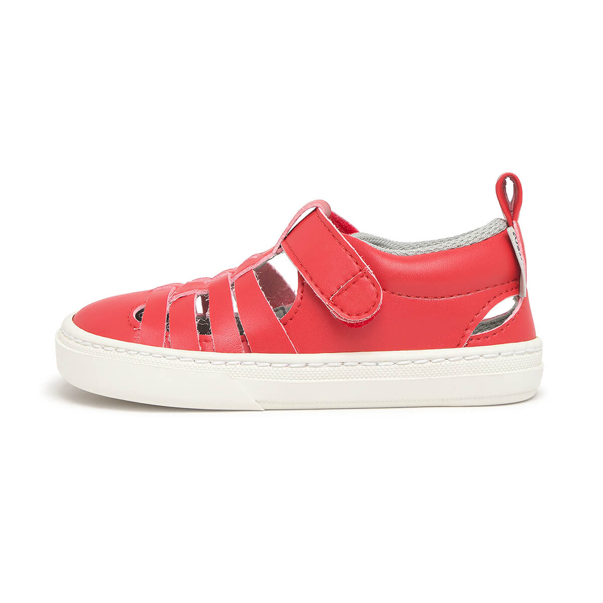 sandalia trenzada barefoot infantil rojo tabarca rocker ss25 01