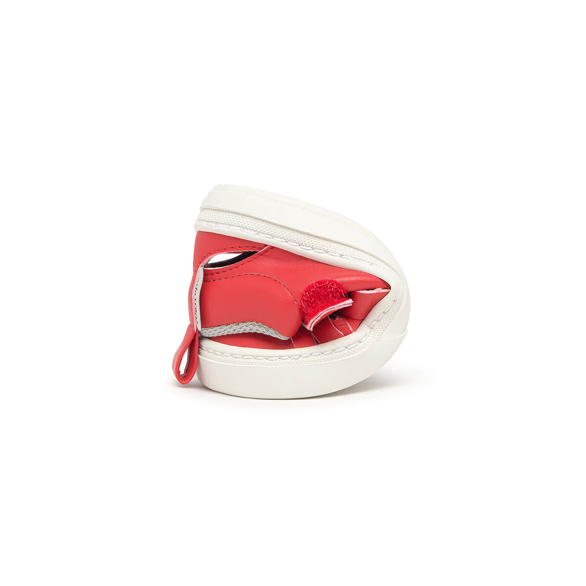 sandalia trenzada barefoot infantil rojo tabarca rocker ss25 04