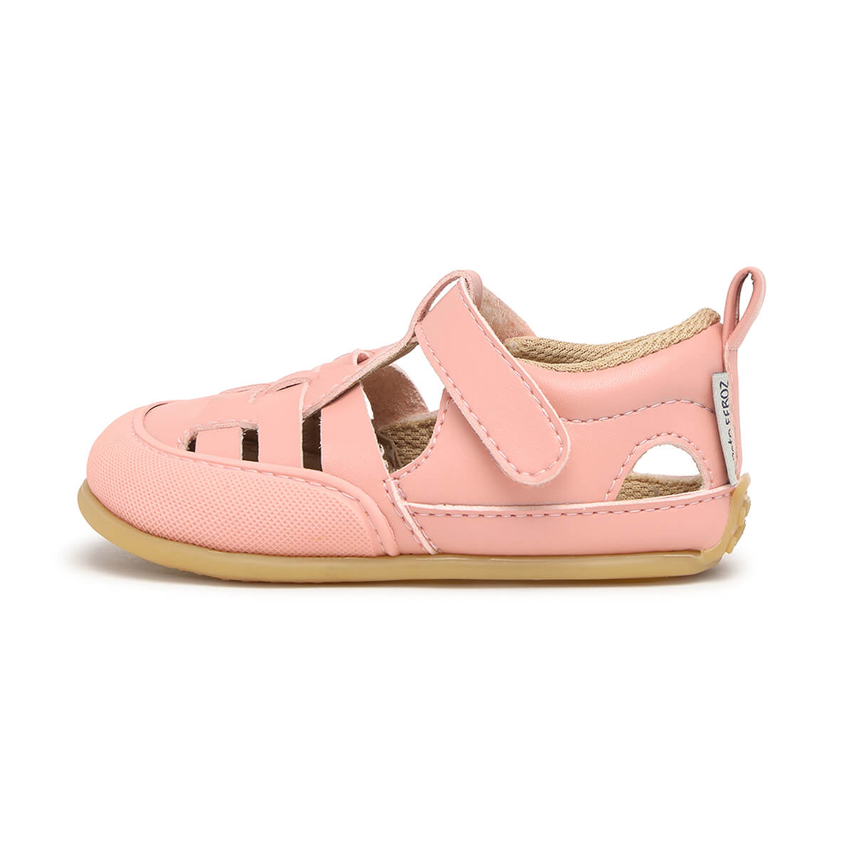 sandalia trenzada respetuosa bebes rosa tabarca feroz ss25 01