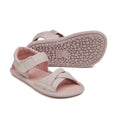 sandalias barefoot elasticos velcro ninos ninas color rosa palo claro gandia rocker ss24