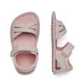 sandalias barefoot elasticos velcro ninos ninas color rosa palo claro gandia rocker ss24