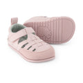 sandalias barefoot faciles poner quitar bebes color rosa palo claro tabarca feroz ss24palo