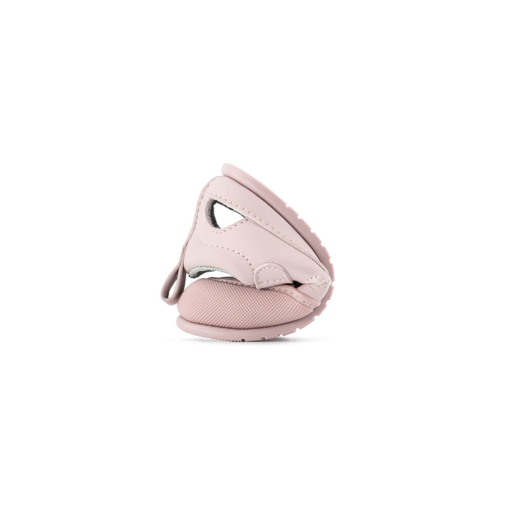 sandalias barefoot faciles poner quitar bebes color rosa palo claro tabarca feroz ss24palo