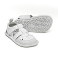 sandalias barefoot suela flexible ligera todos pies ninos color blanco denia rocker ss24