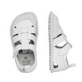 sandalias barefoot suela flexible ligera todos pies ninos color blanco denia rocker ss24