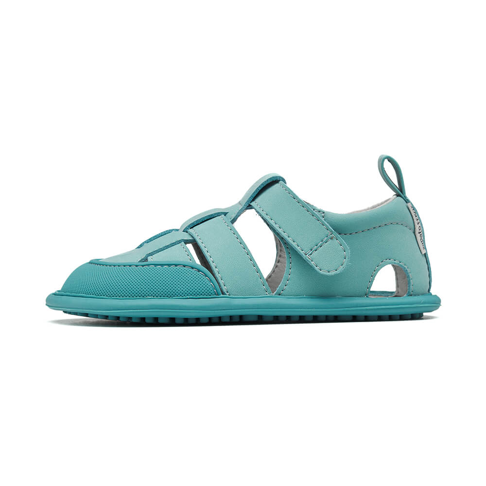 sandalias diseno respetuoso minimalista facil limpieza ninos mint verde menta denia rocker