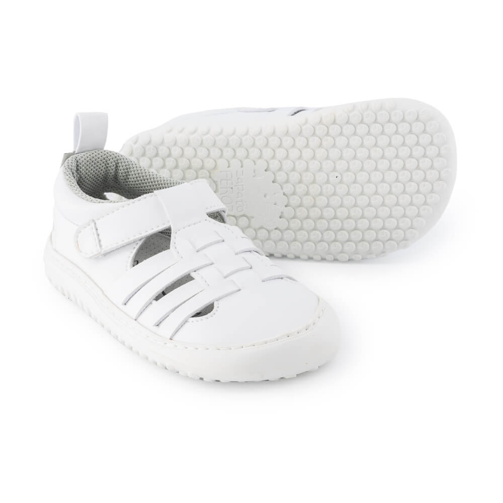 sandalias infantiles barefoot sensacion andar descalzo color blanco tabarca rocker ss24