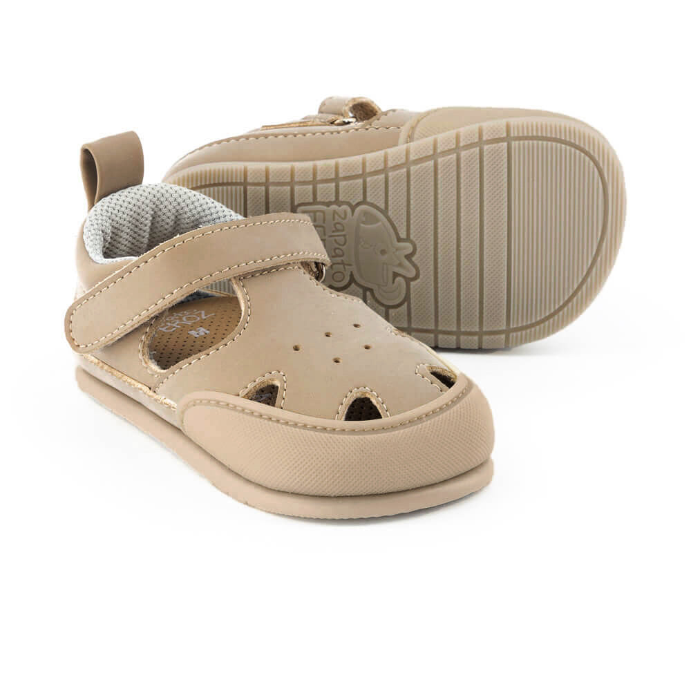 sandalias minimalistas espacio pies dedos gorditos bebes color piedra gris altea feroz ss24