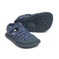sandalias respetuosas forma natural pie bebe microfibra nobuck color azul calpe feroz ss24