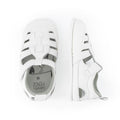 sandalias respetuosas movimiento libre bebes color blanco marron puntitos tabarca ulises feroz ss24