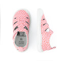 sandalias respetuosas ninas ninos microfibra color rosa puntitos irta rocker ulises ss24