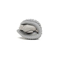 sandalias trenzadas suela blandita plana bebe color gris calpe feroz ss24