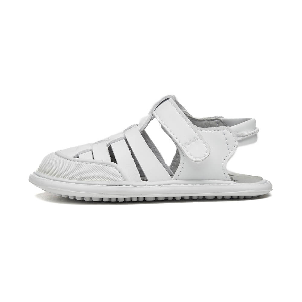 sandalias veganas diseno respetuoso bebe color blanco calpe feroz ss24