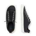 zapatillas barefoot casual urbanas cordones color negro paterna rayo adulto aw24 03