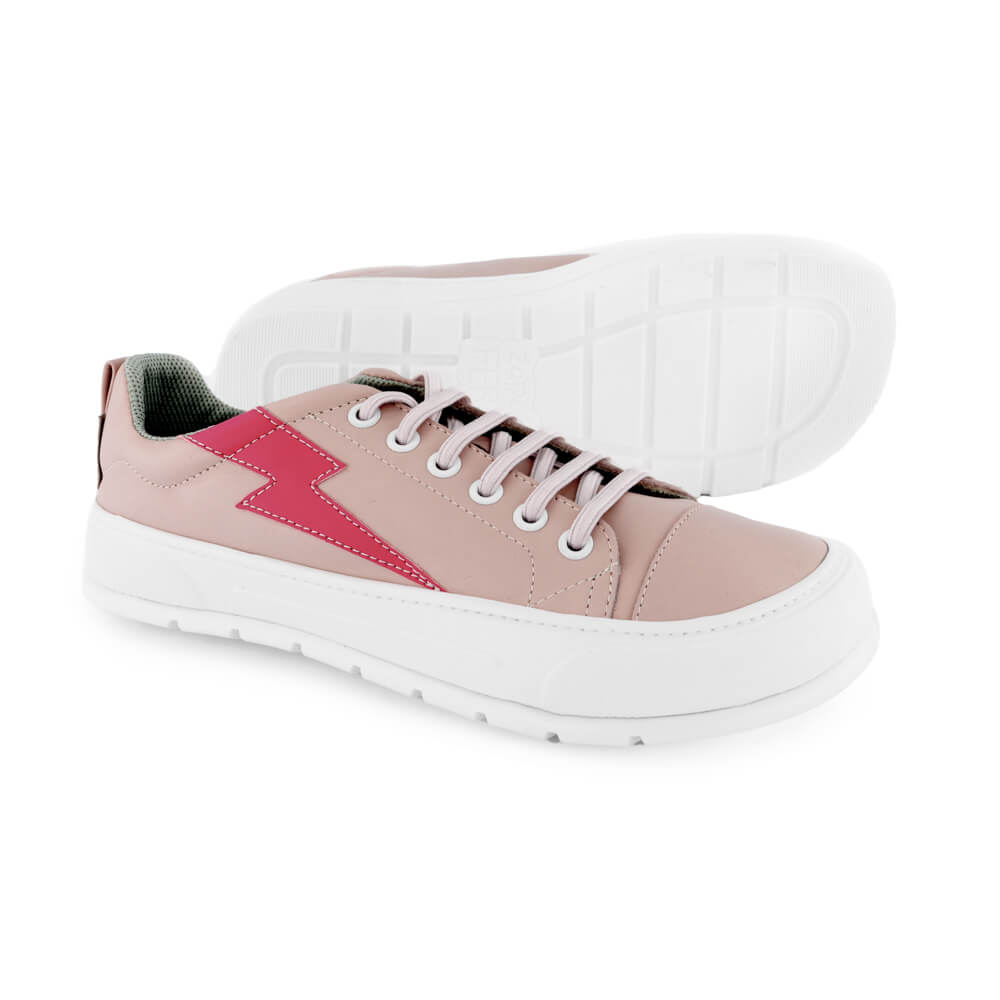 zapatillas deportivas minimalistas espacio pies dedos diseno piel paterna rayo podologa neus moya unisex adulto rosa 02
