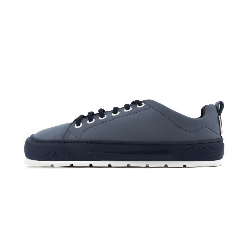 zapatillas resistentes transpirables suela cordones mismo tono facil limpieza microfibra nobuck mujer hombre color azul paterna ss24 01