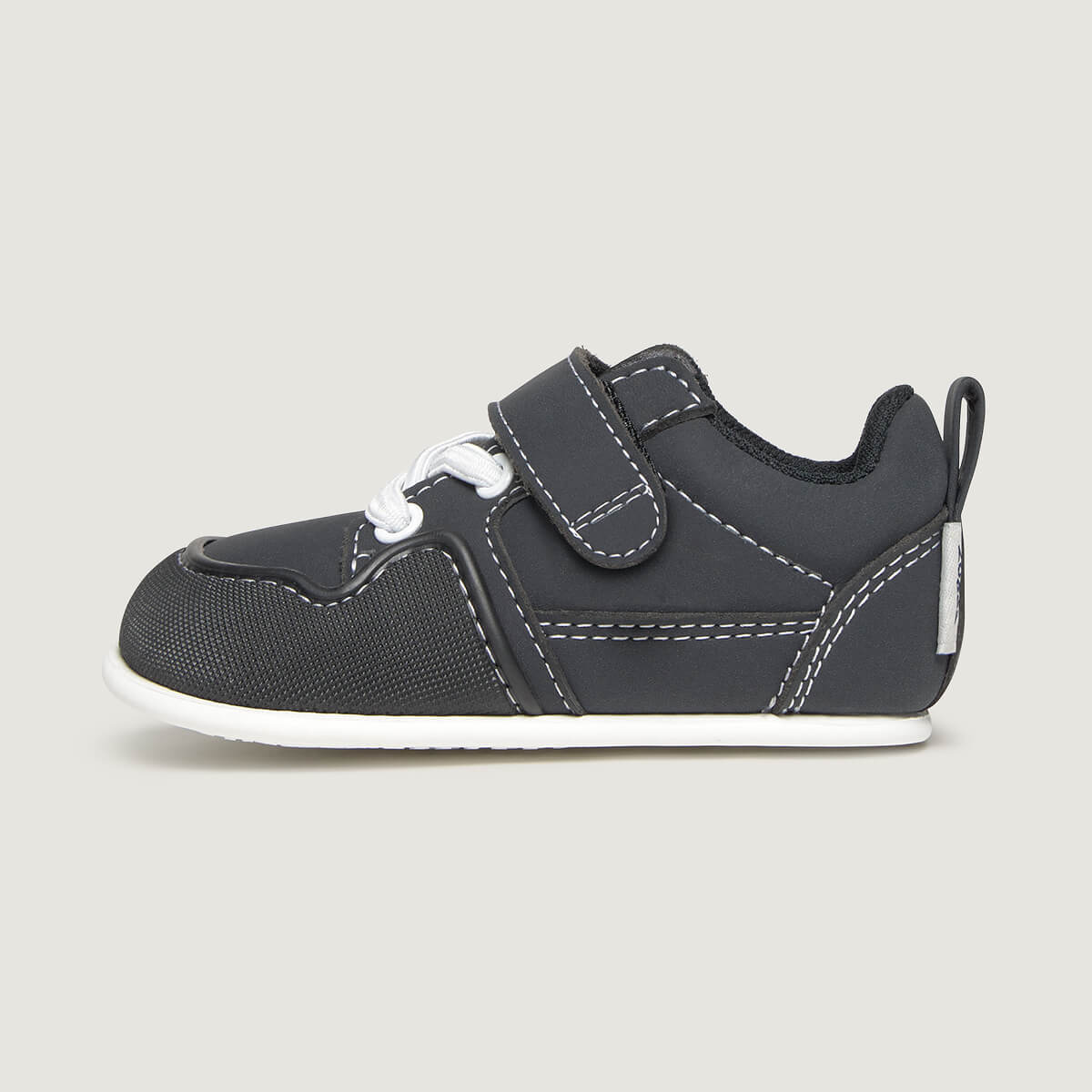 Lateral Cheste Feroz | Negro Microfibra Nobuck