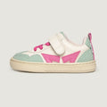 Lateral Faura Rocker | Beige Mint Fucsia Microfibra Micronobuck