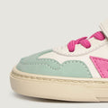 Detalle Faura Rocker | Beige Mint Fucsia Microfibra Micronobuck