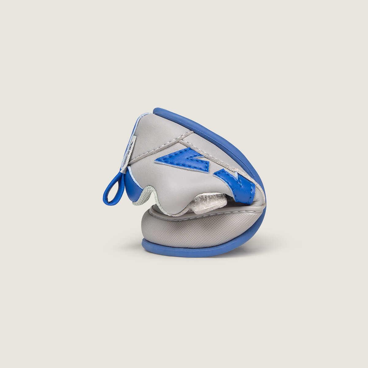 Plegado Faura Feroz | Gris Azul Royal Micronobuck