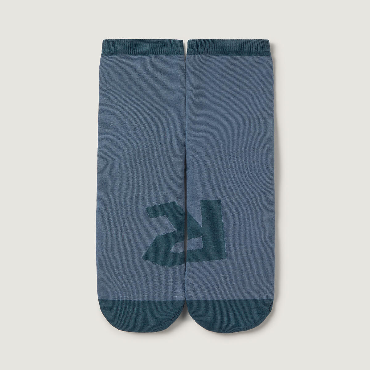 Par Calcetin alto adulto | Azul Gris