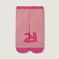 Par Calcetin alto adulto | Rosa Gris