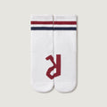 Par Calcetin tenis rocker | Blanco
