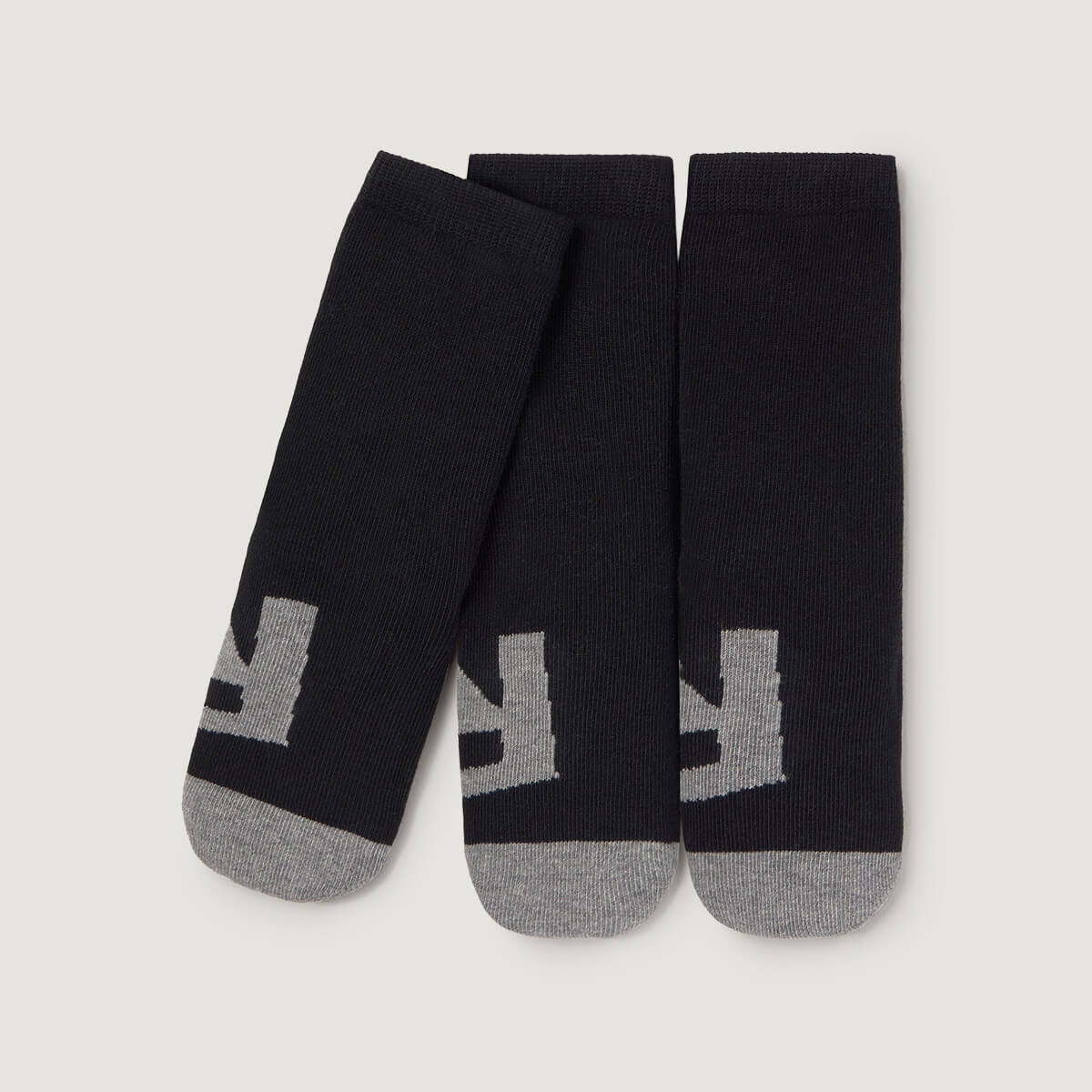 calcetines deportivos escolar forma pie derecho izquierdo color negro ninos infantil aw26 01