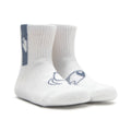 calcetines deportivos forma pie derecho izquierdo color gris blanco adulto ninos infantil ss25 04